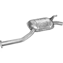 Kipufogódob, közép, Mercedes 190E, W201 2.3, 1986-1991.02