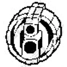 Kipufogó felfüggesztő fém-gumi, Renault Laguna II M6x25 (255-449) (80345)