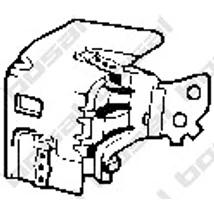 Kipufogótartó, Renault Megane II (255-204)