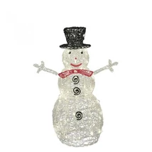 Világító hóember KDA 9 akril