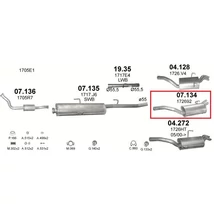 Kipufogódob, hátsó, Fiat Scu, Uly, Citroen Eva, Ford Focus, Lancia Z, Peugeot 806 1.6-2.1, 1994-2006