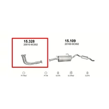 Kipufogócső, Nissan Vanette, Serena, 2.0-2.3D, 1992-2003