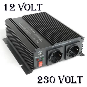 Feszültség átalakító módosított szinusz 12 volt - 230 volt