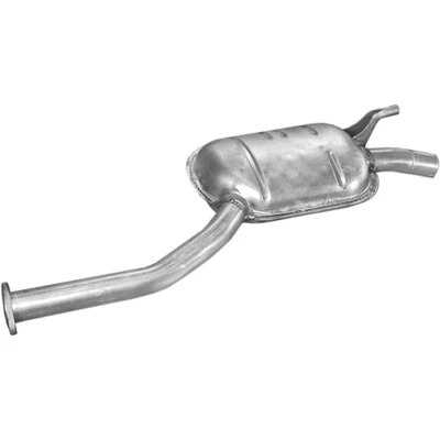 Kipufogódob, közép, Mercedes 190E, W201 2.3, 1986-1991.02