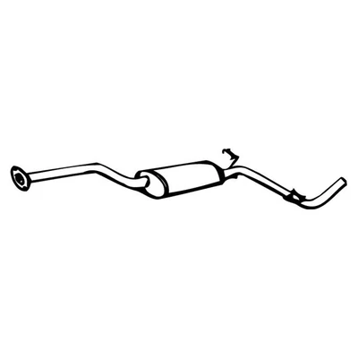 Kipufogódob, közép, Skoda Felicia 1.3i, 1994-1996.07
