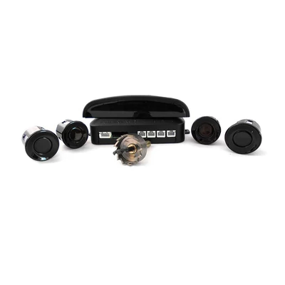 Négyszenzoros tolatóradar, színes LED kijelzővel,