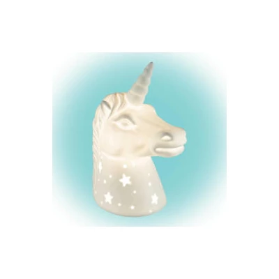 Unikornis dekorvilágítás porcelán