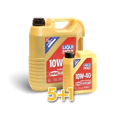 LIQUI MOLY Diesel Leichtlauf 10W-40 5+1 Liter motorolaj