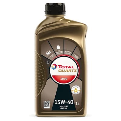 TOTAL QUARTZ 5000 15W40 1 LITERES motorolaj
