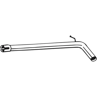 Kipufogócső, közép, Seat Ibiza, Cordoba, Skoda Fabia, VW Polo, Fox, 1.4-1.9, 2001-2010.06
