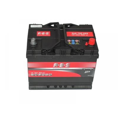 ABS 12v 68ah autó akkumulátor jobb+ *ázsia (568700055)