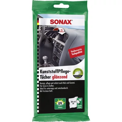 Műanyagápoló kendő 10db-os SONAX (415100)