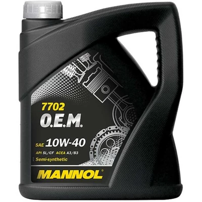 MANNOL OEM  CHEV OPEL 10W40 4L 7702 O.E.M. for Chev.Op.10W40 4L motorolaj